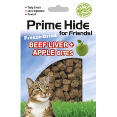 Prime Hide beef liver, aplle bites - деликатесно лакомство с телешко месо и ябълки 25 грама